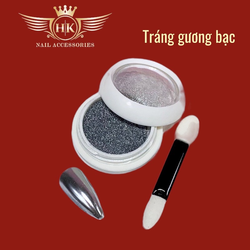 Bột tráng gương làm nail HK NAIL ACCESSORIES