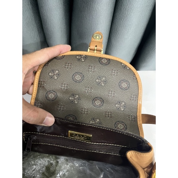 Túi si hiệu DAINO VINCENZA của Ý da thật chuẩn auth