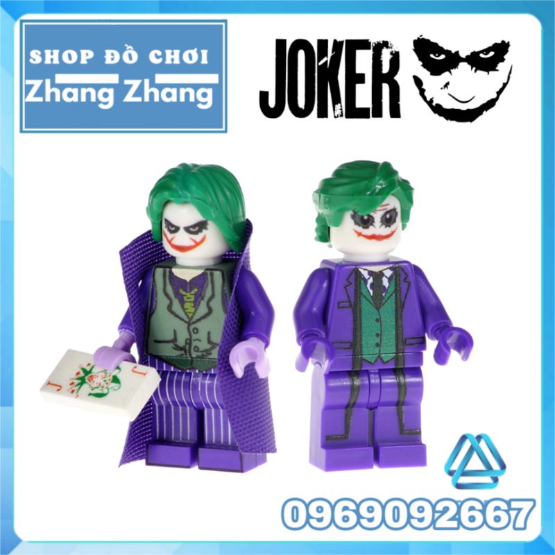 Đồ chơi Xếp hình tên hề Joker trong người dơi Batman Gotham Minifigures POGO PG8144 PG1576 PG1577