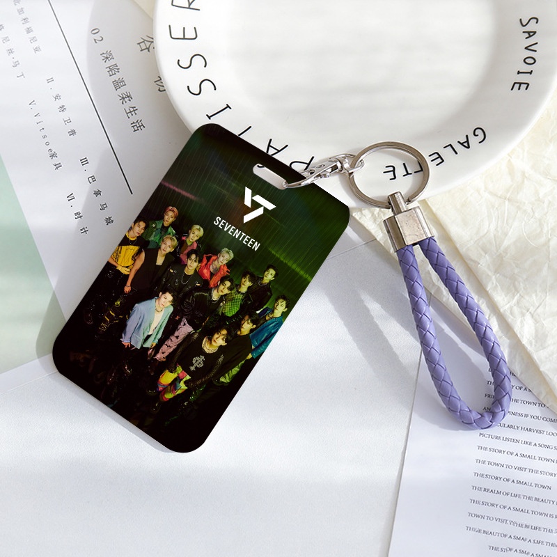 StrayKids,ITZY,IVE,kep1er,LE-SSIERAFIM,SEVENTEEN,TREASURE,TWICE,I-DLE,ATEEZ,NAYEON Lanyards Card HOLDER