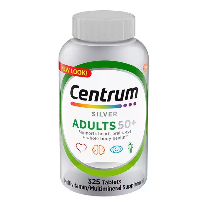 Vitamin CENTRUM Dành Cho Người Trên 50 tuổi Centrum Silver Adults 50+ 325 viên - chính hãng Mỹ