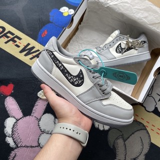 Giày thể thao nam nữ Jordann Dior cổ thấp