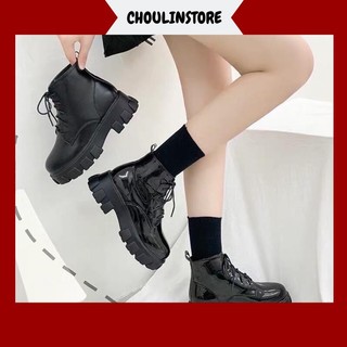 Giày bốt cổ lửng hàn quốc choulinstore