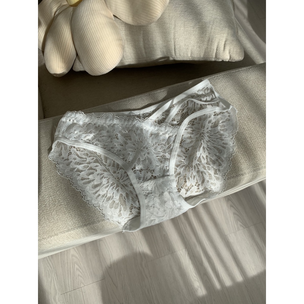 Tổng Hợp Quần Lót Nữ Sexy Quần Lọt Khe Ren Màu Trắng Gợi Cảm KRYSTAL