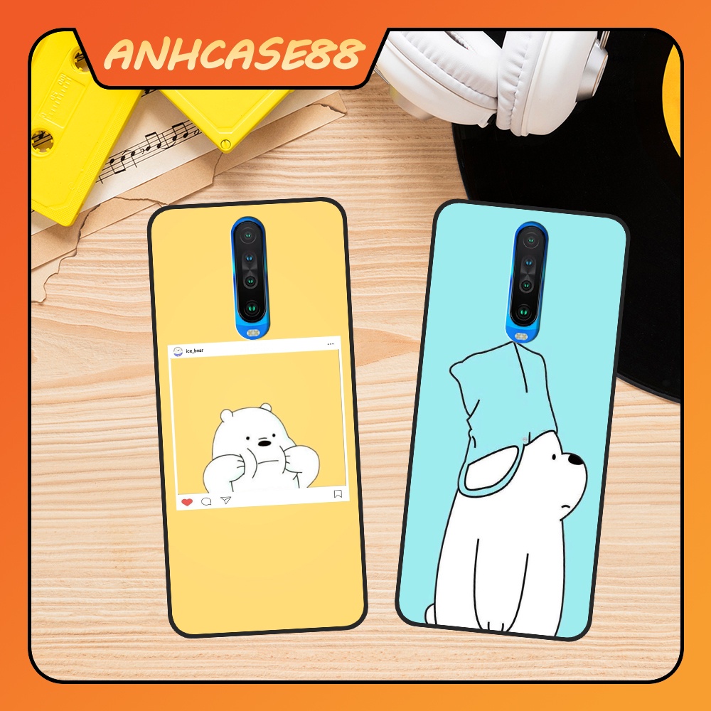 Ốp Lưng Điện Thoại xiaomi Redmi K30 - K30 5G - K20 - K20 Pro In Hình Gấu Cute-Trend-CASE88.(4)