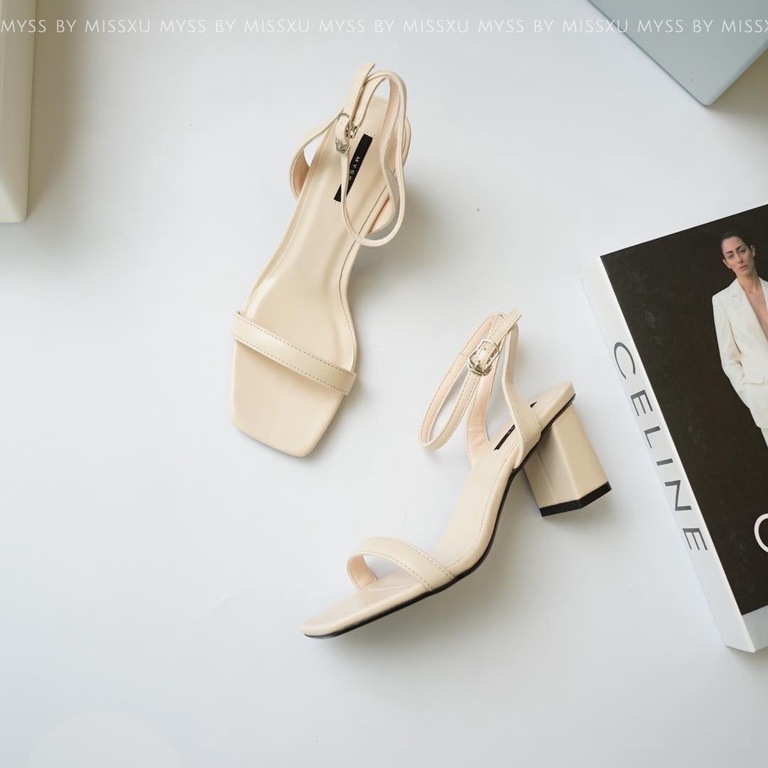 Giày sandal quai ngang gót trụ thời trang MYSS - SD171