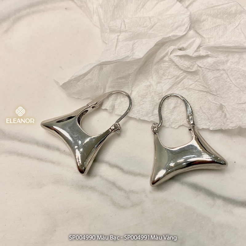 Bông tai nữ chuôi bạc 925 Eleanor Accessories thiết kế túi xách basic độc đáo phụ kiện trang sức 4990