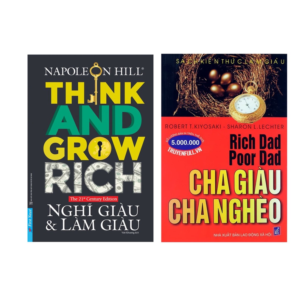 Sách - Nghĩ giàu và làm giàu (First News) - Cha giàu cha nghèo