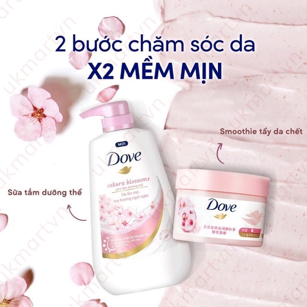 Tẩy Da Chết Toàn Thân DOVE Exfoliating Body Polish Hàng Chính Hãng | BigBuy360 - bigbuy360.vn