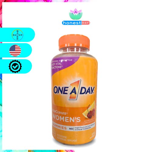 Kẹo dẻo đa Vitamin cho nữ One A Day Women Vitacraves Gummies 170 viên