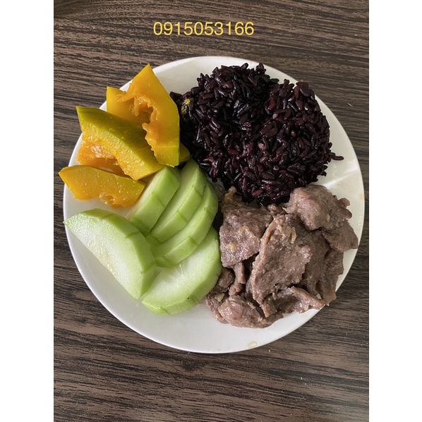 Gạo lứt đen 1kg hút chân không