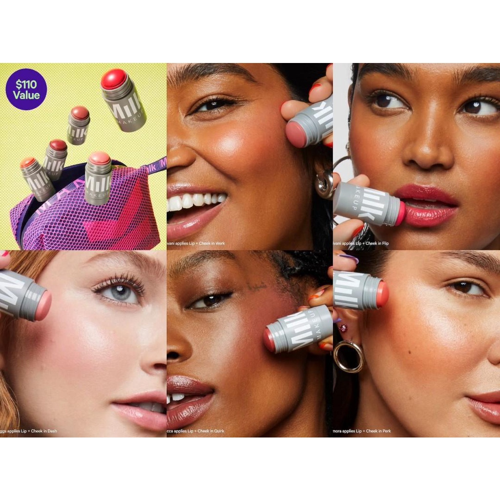 Má hồng dạng thỏi Milk Makeup Lip + Cheek