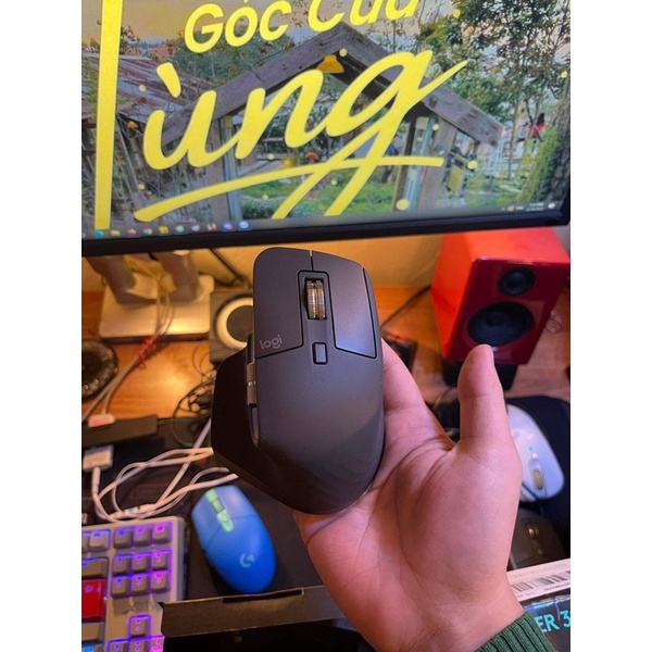 Chuột không dây Bluetooth Logitech MX Master 3s – Yên tĩnh, 8K DPI, Cuộn siêu nhanh, sạc USB-C, Win | Mac