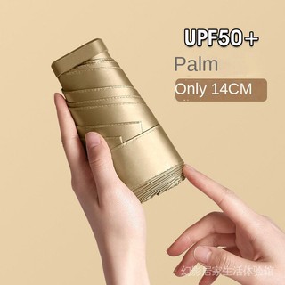 Hàng Mới Về Mới Dù Chống Tia Cực Tím 14CM 40% Thiết Kế Nhỏ Gọn Bỏ Túi Tiện Dụng