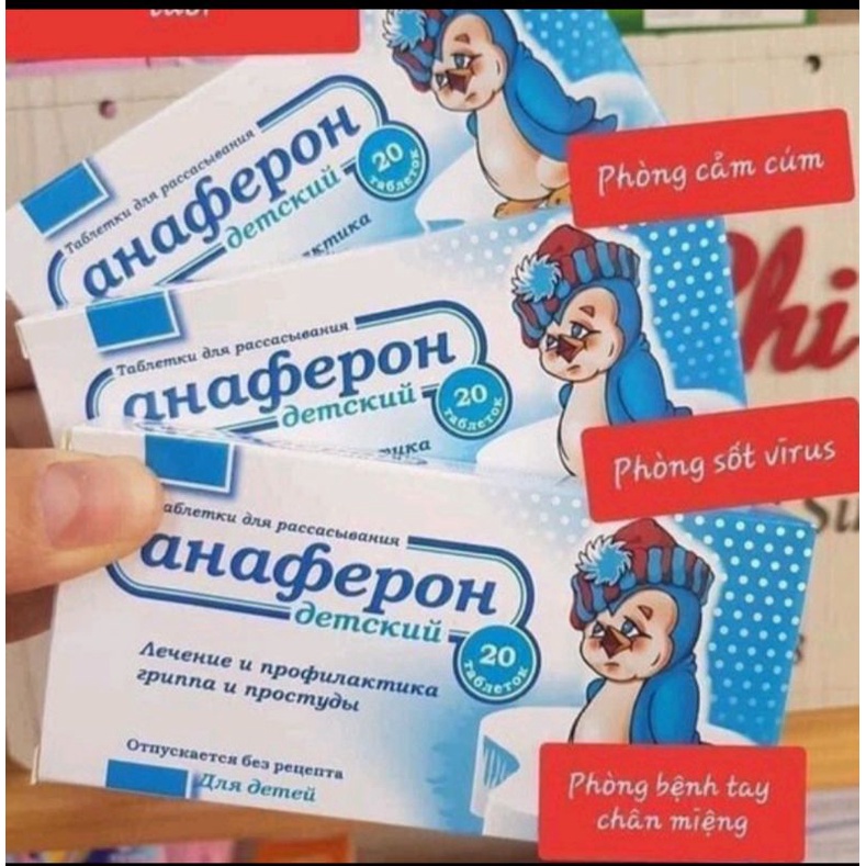 Viên  anaferon tăng đề kháng chim cánh cụt của Nga