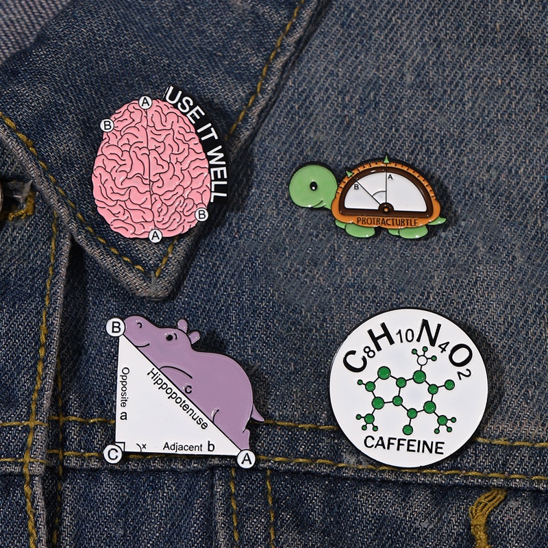 Huy hiệu cài áo MISS ZOE hình chú rùa hoạt hình đáng yêu cao cấp