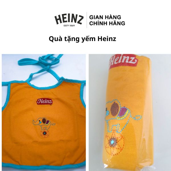 Yếm cho bé ăn dặm - quà tặng từ Heinz