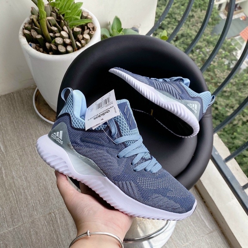 Sale off Giầy alpha bounce kem tím cao cấp fullbox