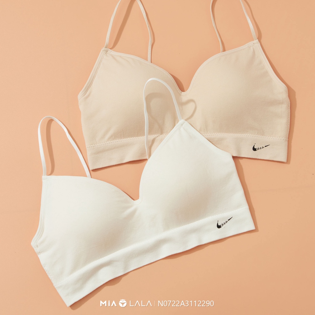 Áo ngực Bralette cotton không gọng đệm mỏng 0.7cm MIALALA 2290 FA02082290