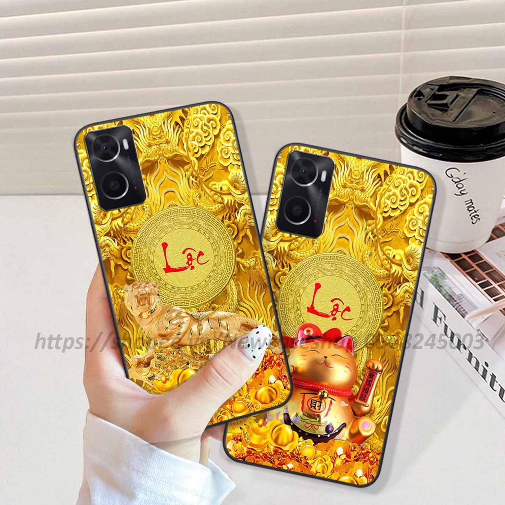 Ốp Oppo A36 / A76 / A96 4G / A96 5G in hình 12 Con Giáp Tài Lộc 3D