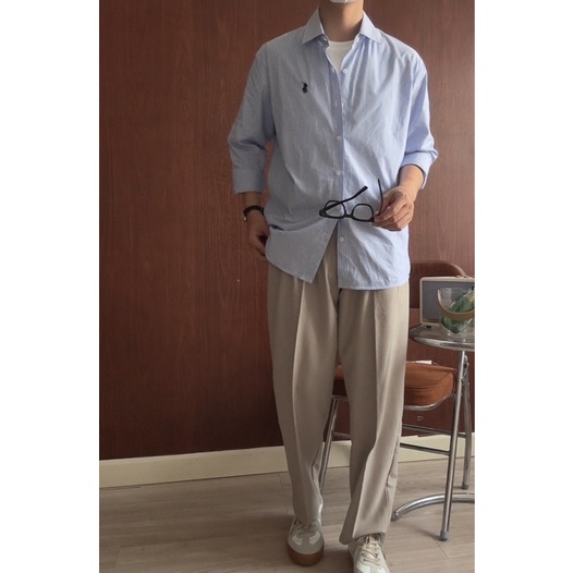 SANTÉ STUDIO - Áo sơ mi nam dài tay thêu hình nhỏ- RALA SHIRT. | BigBuy360 - bigbuy360.vn