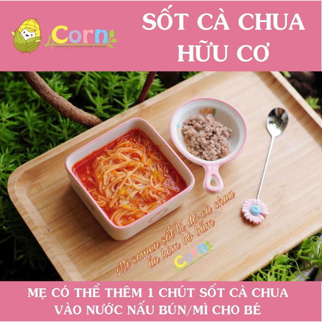 Sốt cà chua hữu cơ Dmbio - Cho bé 8m+