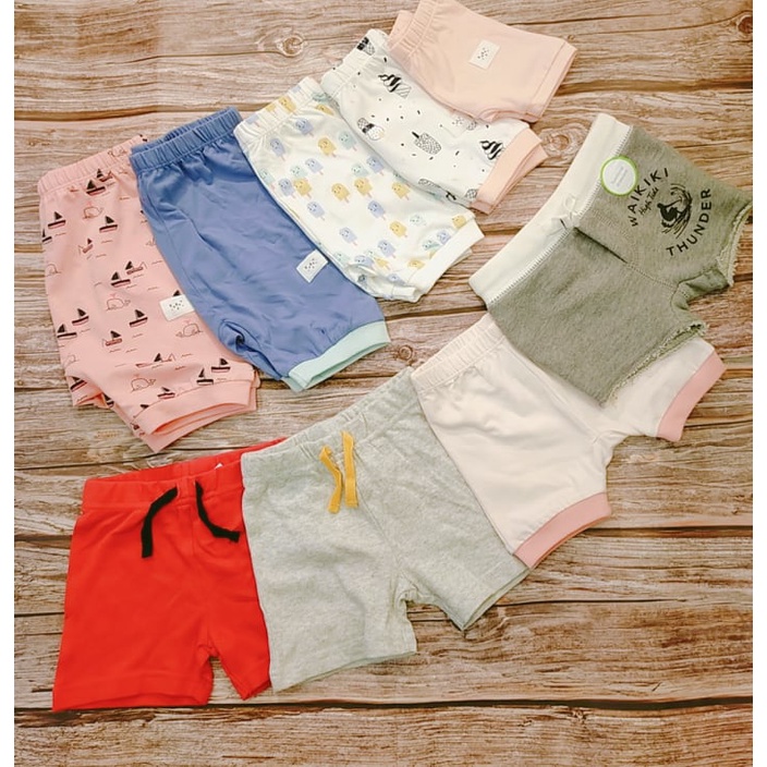 Quần đùi cotton mềm mát màu sắc nhẹ nhàng thời trang COLORISTA