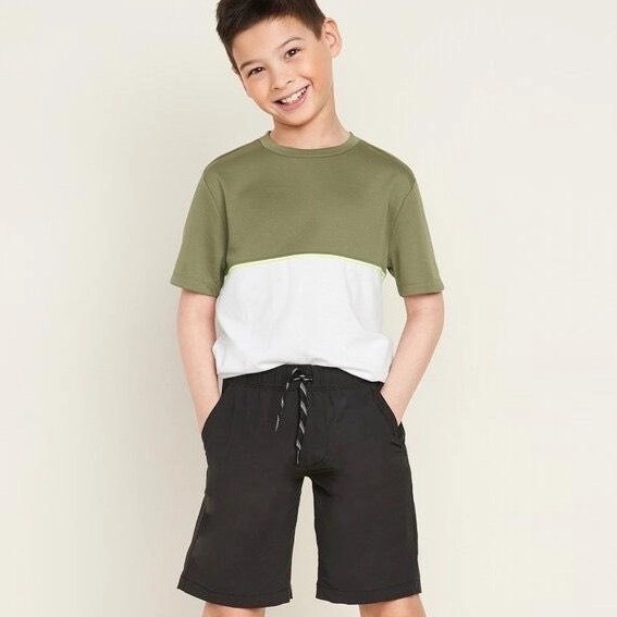 P201 Quần short bé trai hàng VNXK dây rút thật size 5-18T