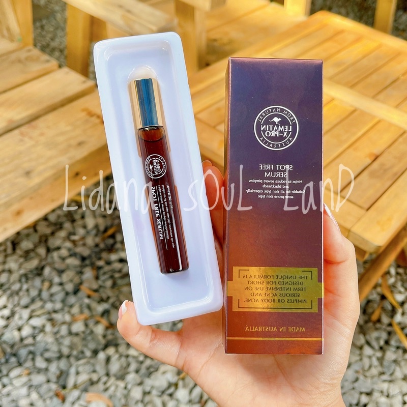 Tinh chất giảm mụn, mờ thâm sạm dạng thanh lăn Lematin X-Pro Spot Free Serum
