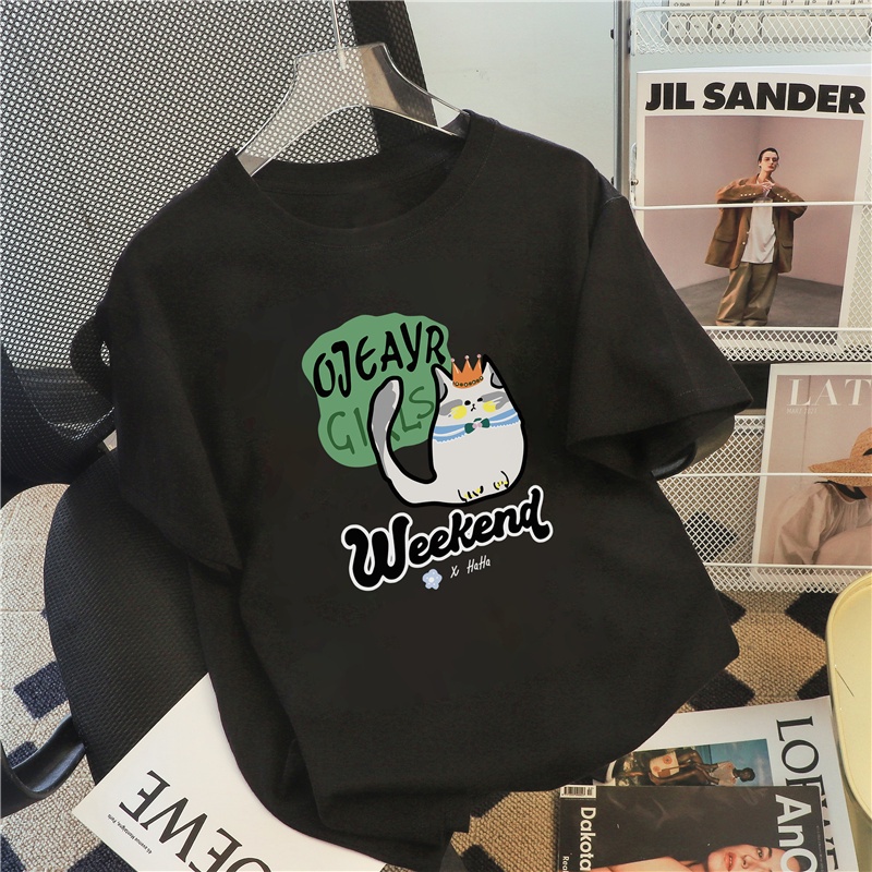 Áo thun NRVP 100% cotton tay ngắn dáng rộng