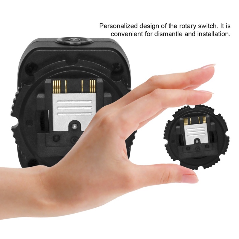 Adapter Chuyển Đổi Pixel TF-334 Cho Sony A7 A7S A7SII A7R A7RII A7II NEX6 RX1 RX1R RX10 RX100II Sang Canon Nikon Speedlite