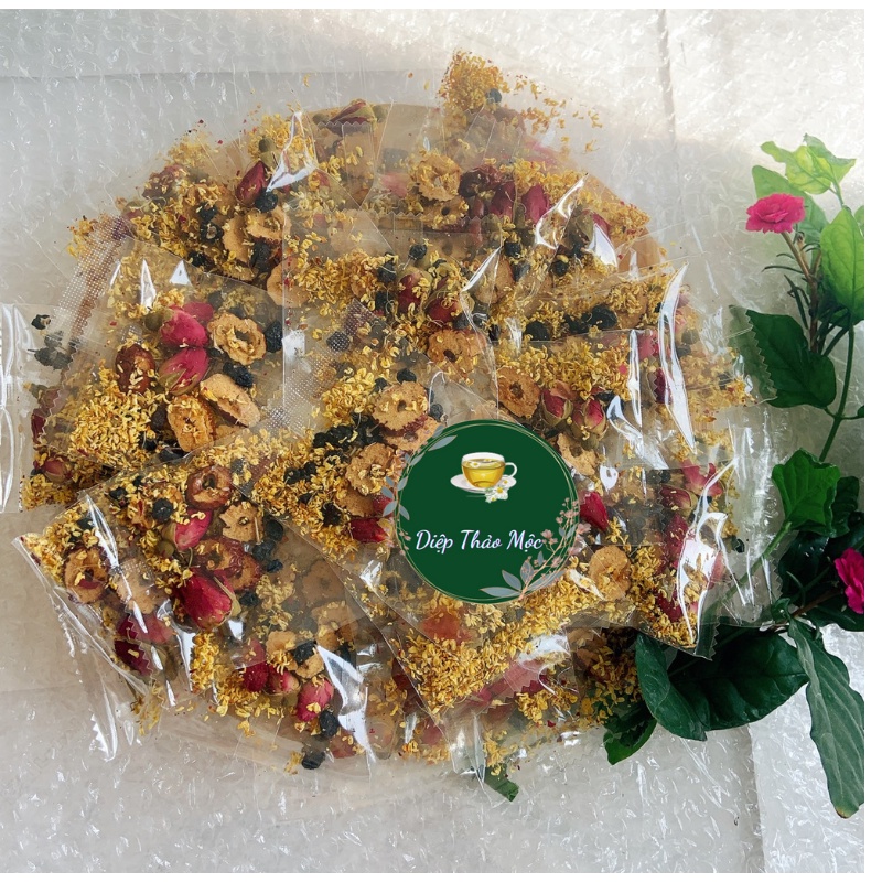 Trà Mộc quế hoa (SET 20 GÓI) dưỡng da, xóa tàn nhan, chống lão hóa
