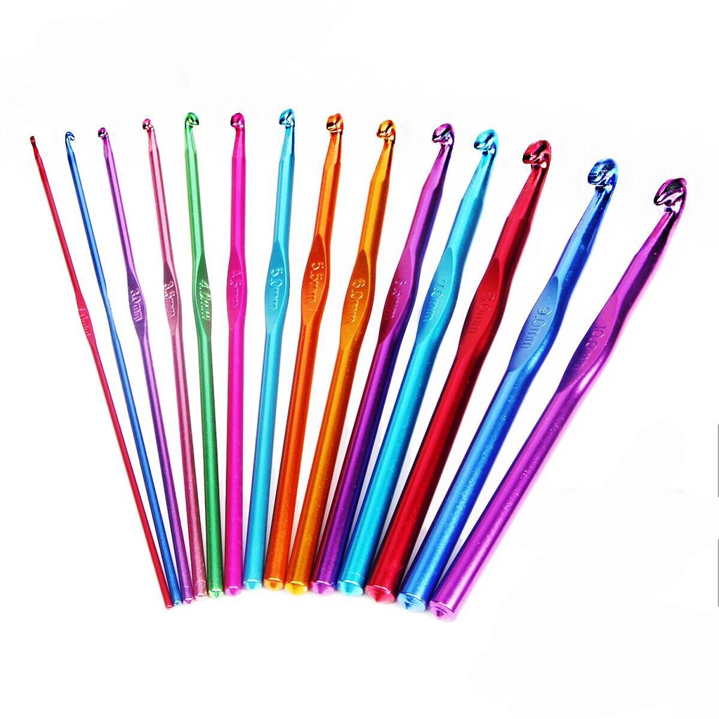 Bộ Kim Đan Len Bằng Thép Không Gỉ 2-8mm