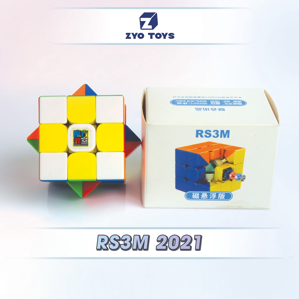Rubik 3x3 RS3M 2021 Maglev Stickerless Rubik Nam Châm - Đồ Chơi Trí Tuệ- Zyo Toys