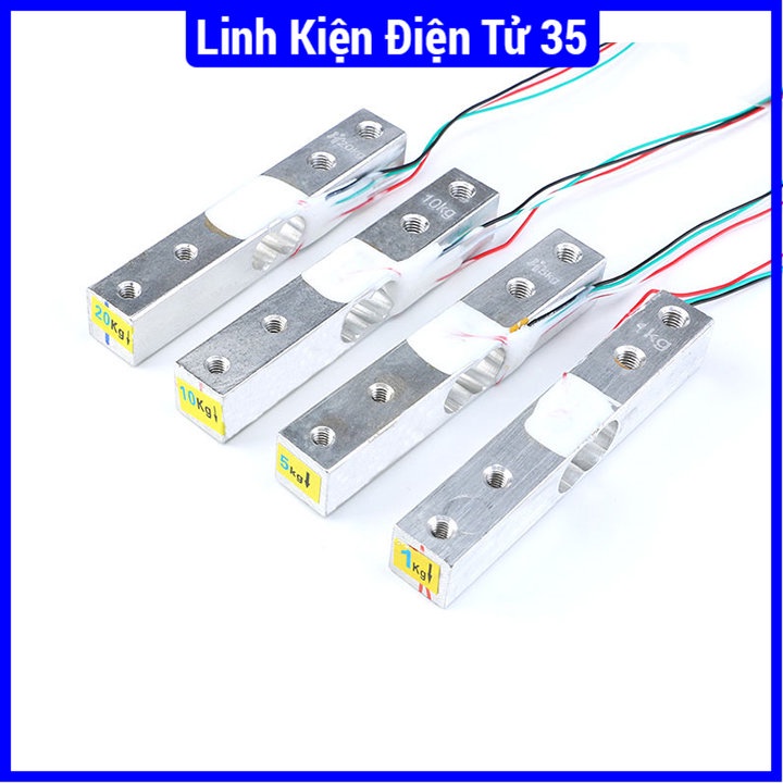 Bộ cảm biến cân nặng loadcell + khung bàn cân mica 1kg/5kg/10kg/20kg nhỏ gọn, dễ dàng sử dụng