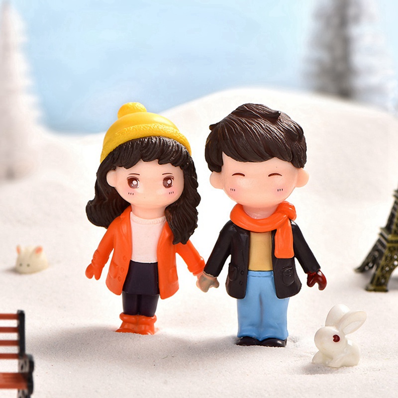 Set 4 Mô Hình Rêu Bằng Nhựa Dùng Trang Trí Vườn / Ngày Lễ Tình Nhân