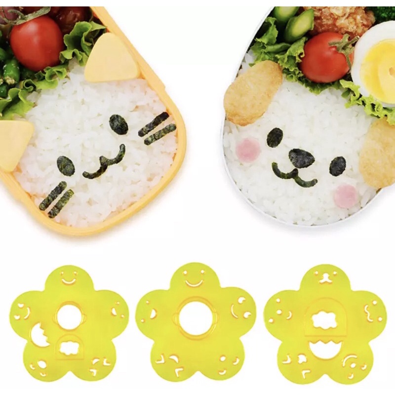 Bộ khuôn tạo hình các chi tiết nhỏ làm bánh bao, bento