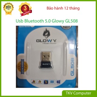 Usb Bluetooth 5.0 Glowy GL508 - Kết nối bluetooth giữa máy tính và các thiết bị ngoại vi sử dụng Bluetooth