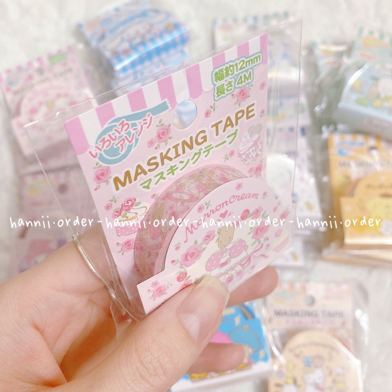 Washi tape Sanrio chính hãng Nhật Bản