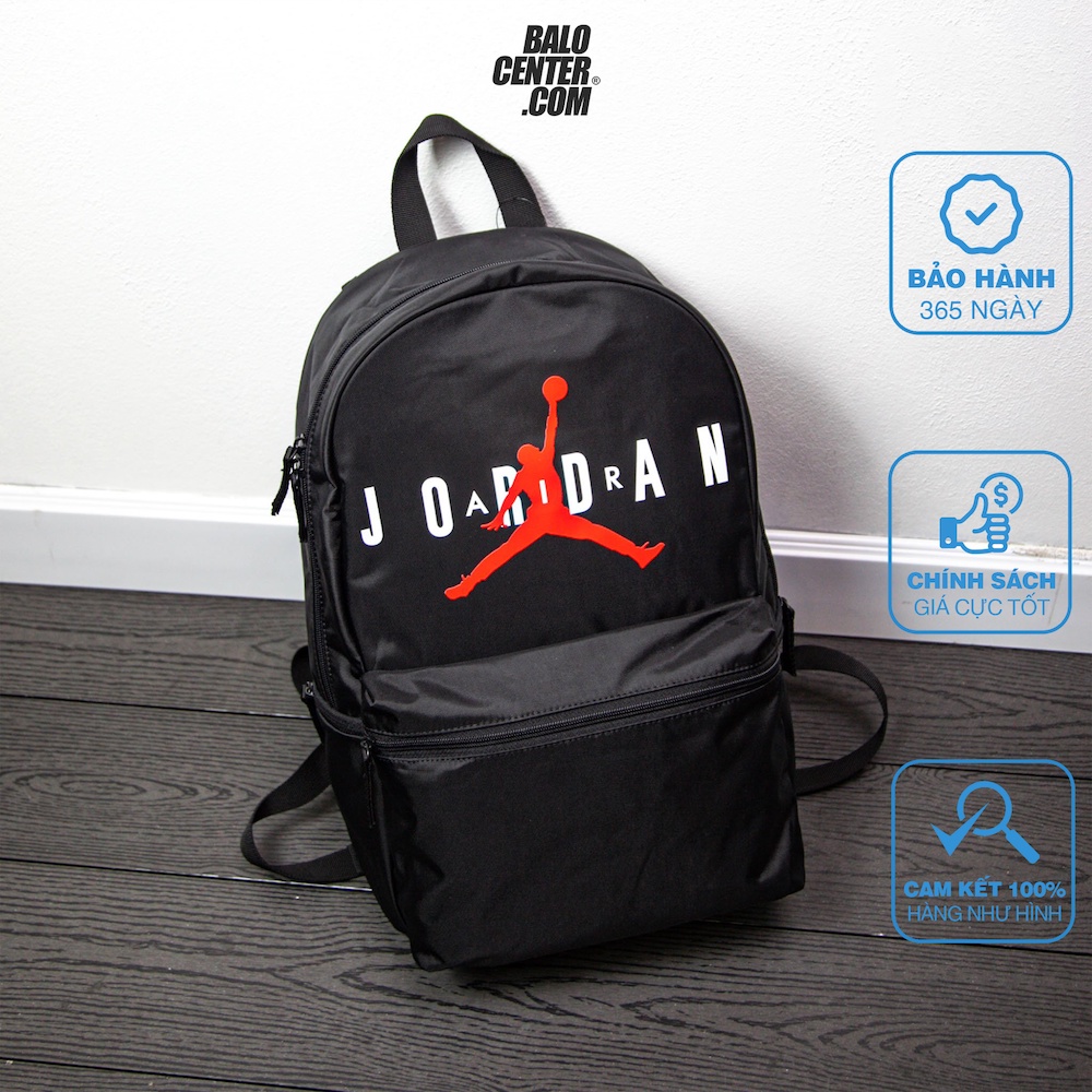 Balo Đi Học Balo Du Lịch Thời Trang Thể Thao, Ngăn Laptop 15.6'', Chất liệu Chống Thấm Nike Air Jordan HBR Air 9A0462-02