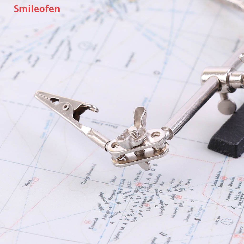 [Smileofen] Third Hand Soldering Iron Stand Magnifying Glass Electric Iron Clamp Tool New
