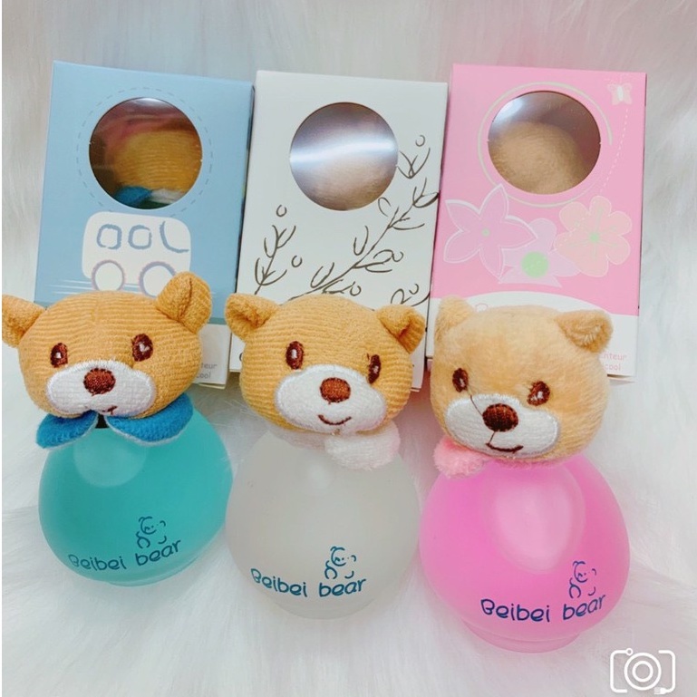 Nước Hoa Gấu Thỏ BeiBei Bear 50ml, Nước Hoa Cho Trẻ Sơ Sinh 3 Màu Giá Tốt