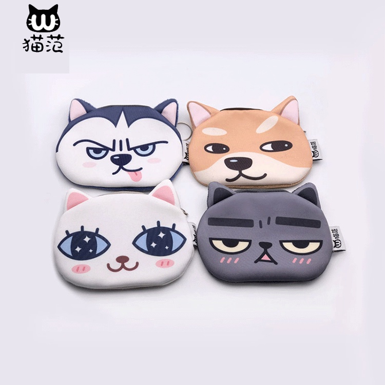 Ví tiền mặt mini mèo cute