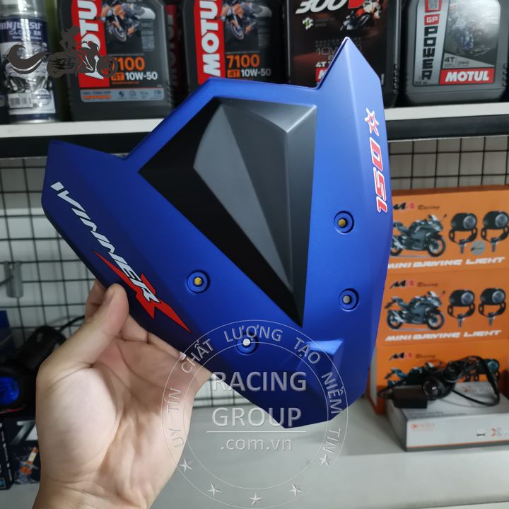 Ốp đầu xe Winner X mẫu K6 nhựa ABS, mão đầu xe, mão chắn gió Winner X siêu ngầu