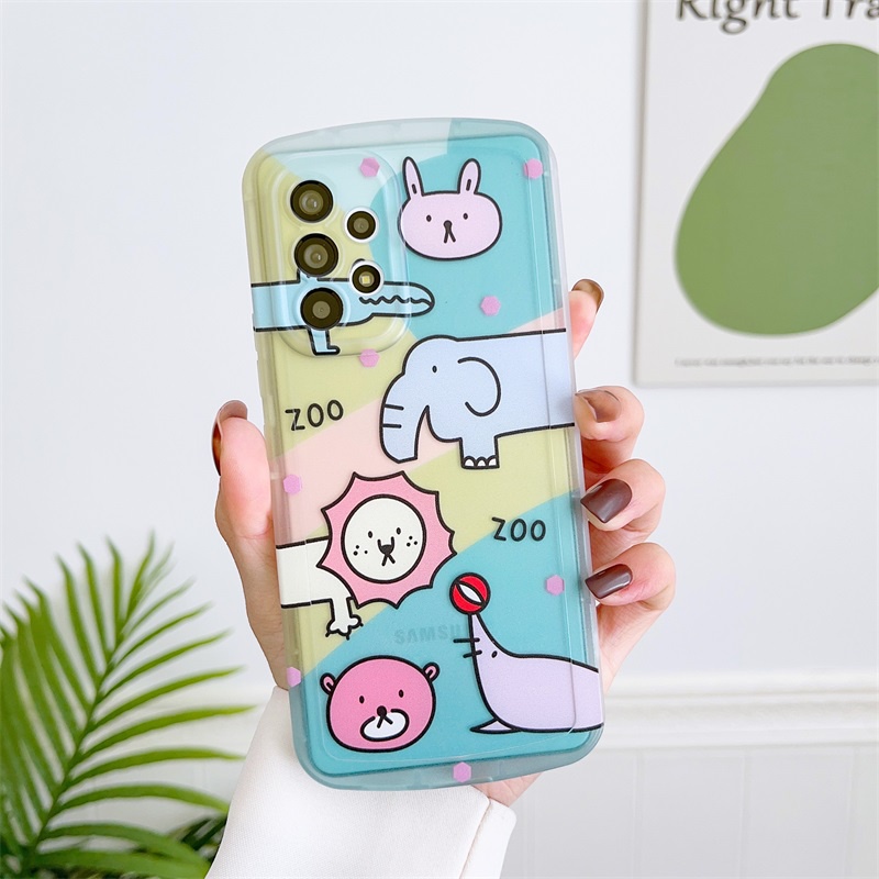 Ốp Điện Thoại Hình Oval Dễ Thương Cho Samsung Galaxy A73 A72 A53 A52 A33 M33 5G A23 A13 4G