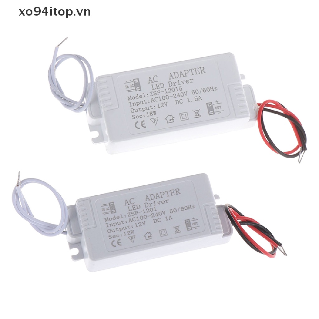 Bộ Điều Khiển Nguồn Điện 12V 0.5A 1A 1.5A 2A 3A Cho Dải Đèn LED