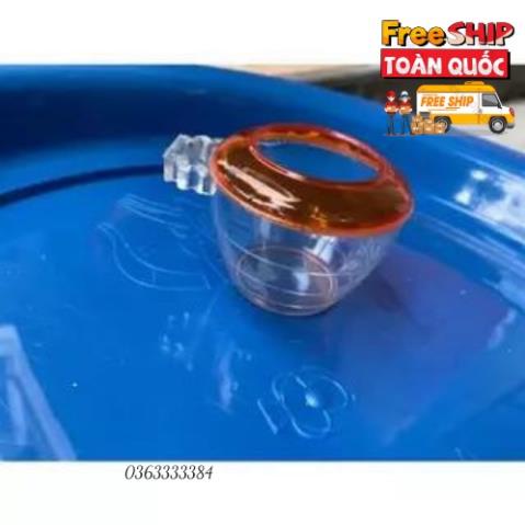 Cóng chim chào mào cóng chim khuyên cóng nhựa Cóng họa mi Lacoda phụ kiện chim cảnh