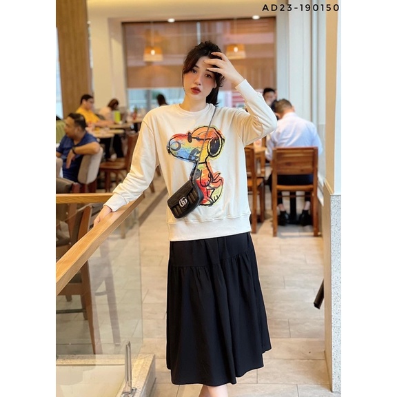 AD23 SALE Áo Nỉ Be Cho Con Bú