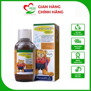 Ferro C Bổ sung sắt, Vitamin C, kẽm cho bé, tăng đề kháng - Siro Bimbi cho trẻ của Fitobimbi, nhập khẩu từ Ý