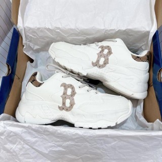 Giày MLB holo B nâu chunky Cao Cấp , Sneaker MLB siêu phẩm giày thể thao MLB độn đế holo chữ b nâu, ny đen mới
